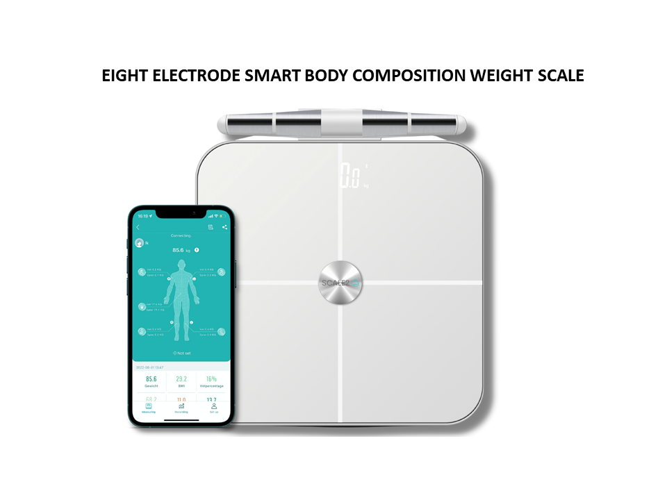 Smart Full Body Composition Analyzer Scale, Rechargeable 8 Electrodes Dual  Frequency BIA Scale, Sportneer Segmental Body Composition Monitor, BMI, Body  Fat, Muscle Mass - Bluetooth/WiFi Large